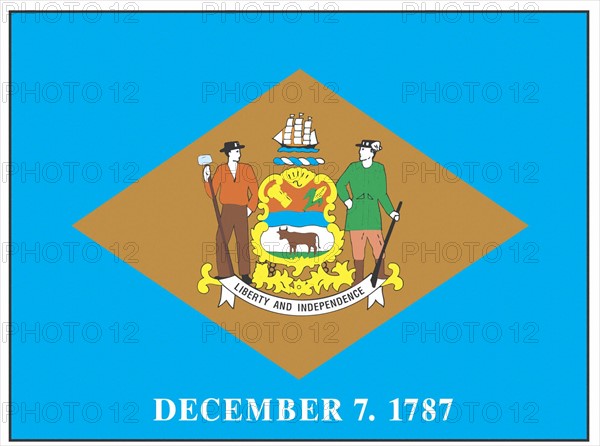 Drapeau de l'Etat du Delaware