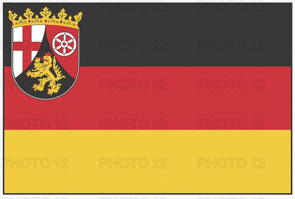 Drapeau de la Rhénanie-Palatinat