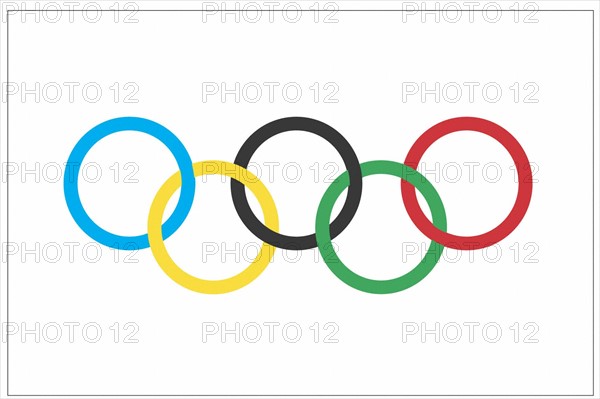 Drapeau des Jeux Olympiques