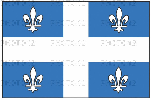 Flag of the province of Quebec