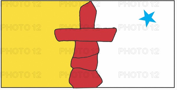 Flag of the province of Nunavut