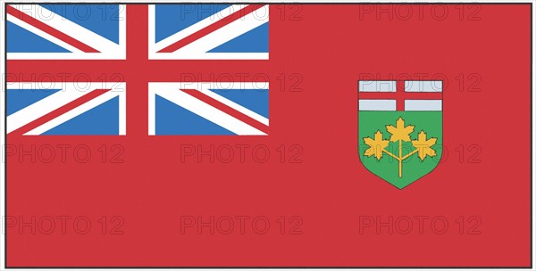 Drapeau de la province de l'Ontario