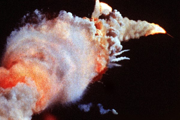 Disaster of space shuttle Challenger, January 28, 1986