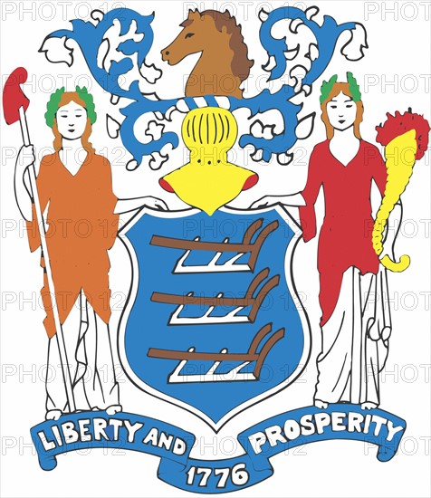 New Jersey State coat of arms