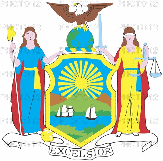 New York state coat of arms