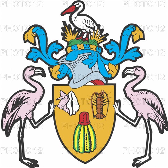 Turks and Caicos islands coat of arms