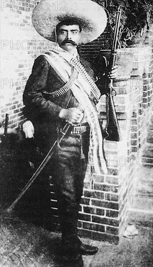 Emiliano Zapata, revolutionary against the Profirio Diaz dictatorship