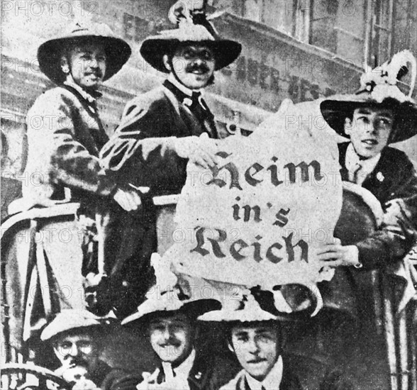 La population autrichienne est favorable à l'annexion au Reich allemand