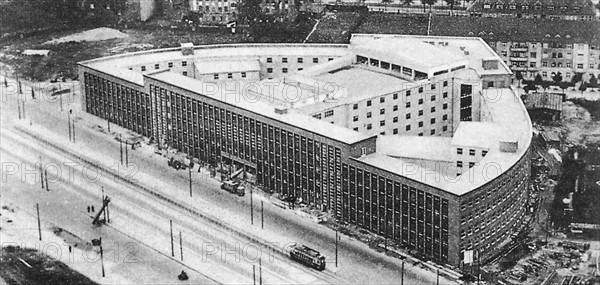 Vue sur la maison de la radio de Berlin