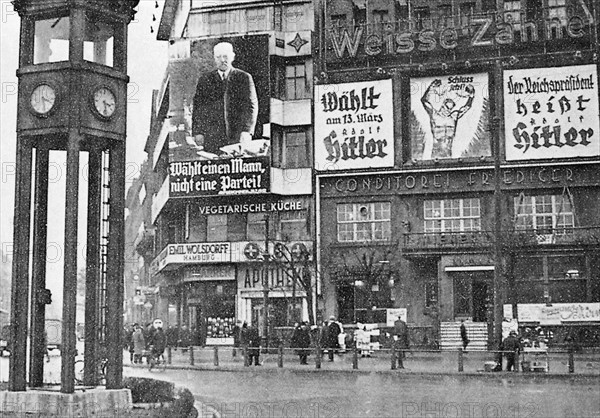 Hitler's presidential campaign in Berlin (1932)