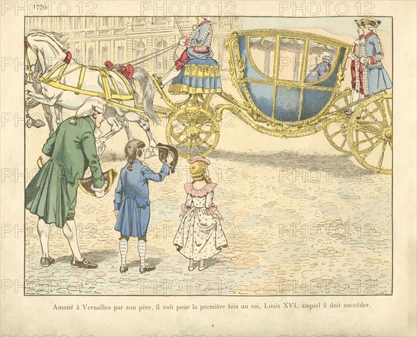 A book for children: first encounter between Napoléon Bonaparte and Louis XVI