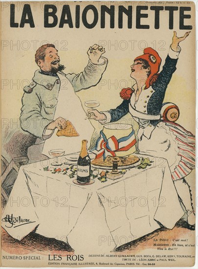 Drawing on published in La Baïonnette in 1916