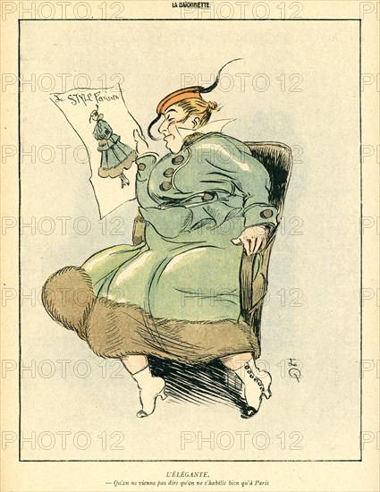 Drawing on published in La Baïonnette in 1916