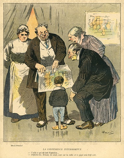 Drawing on published in La Baïonnette in 1916