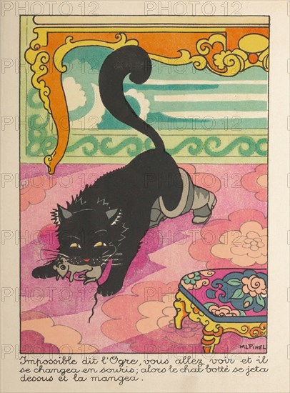 Le chat botté, 1890