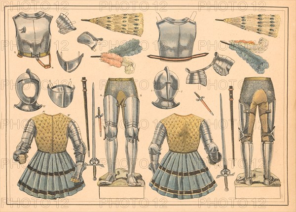 Uniforme de chevalier sous François Ier.