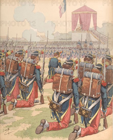 The camp de Châlons, 1896