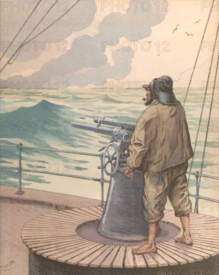 The trawler "Le Pétrel", 1914