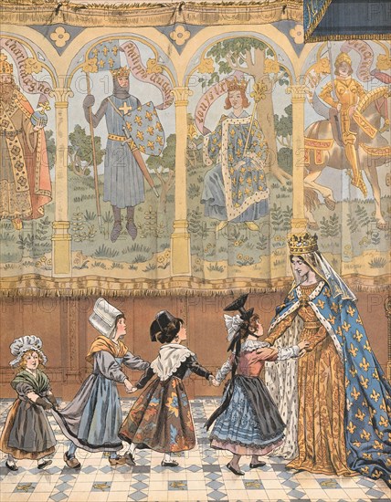 Allegory of the provinces conquered by Louis XI