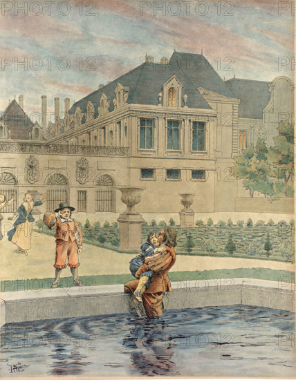 Louis XIV échappant à la noyade