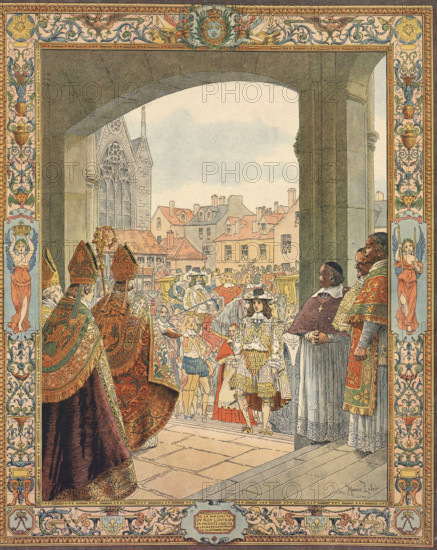 Célébrations pour la majorité de Louis XIV