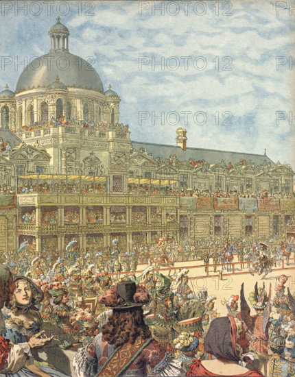 Carousel organised by Louis XIV at the Louvre