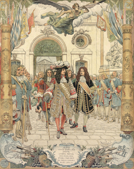 Inauguration of the Hôtel des Invalides, 1674