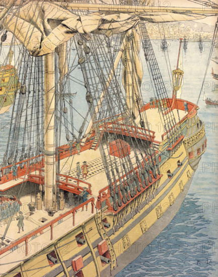 Galiote à bombes de la flotte de Louis XIV