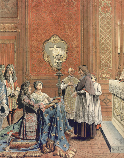 Mariage de Louis XIV et Mme de Maintenon