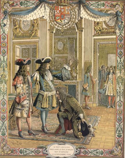 Proclamation de Philippe V comme roi d'Espagne, 1700