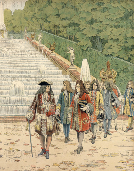 Louis XIV and Nicolas de Villeroy, 1706