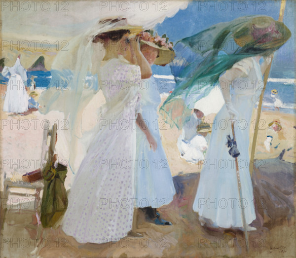 Sorolla, Under the Awning, Zarautz