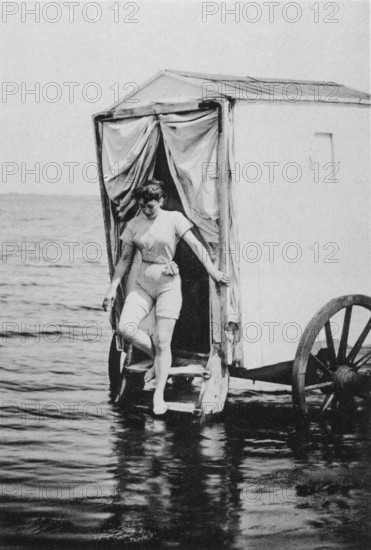 Woman in bathing suit