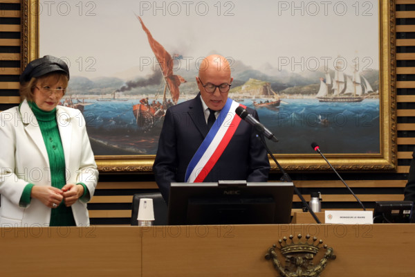 Eric Ciotti, premier Conseil Municipal après son élection, 27 mars 2026