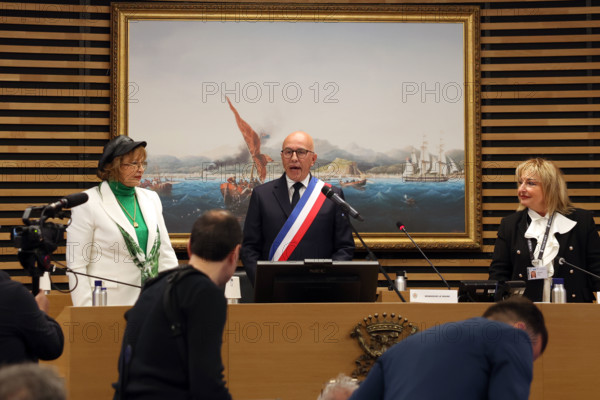 Eric Ciotti, premier Conseil Municipal après son élection, 27 mars 2026