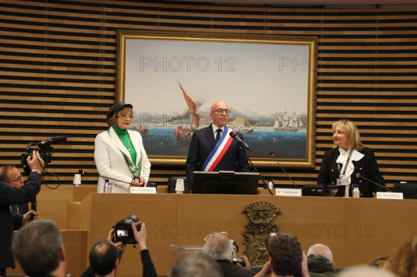 Eric Ciotti, premier Conseil Municipal après son élection, 27 mars 2026