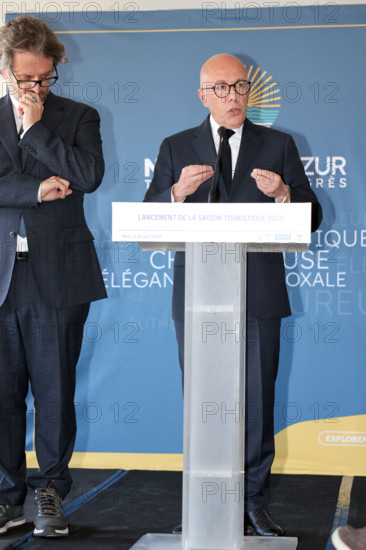 Eric Ciotti, Hôtel Aston à Nice, 16 avril 2026