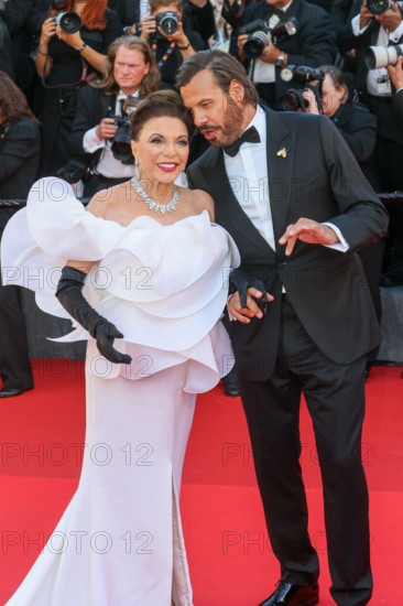 Joan Collins and Laurent Lafitte