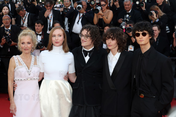 L'équipe du film "Teenage Sex and Death at Camp Miasma"