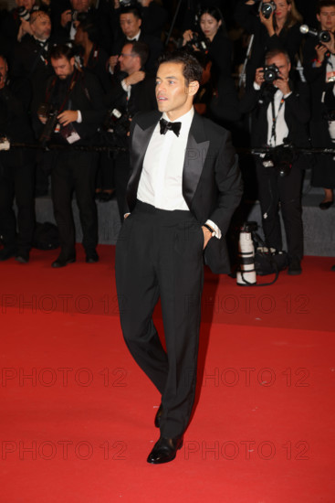 Rami Malek (in Zegna) attending the red carpet for the film 'The Man I Love' during the 79th Cannes Film Festival at the Palais des Festivals on May 20, 2026 in Cannes, France