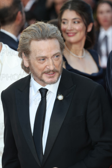 Benoit Magimel attends the "La Bataille De Gaulle: L'Âge De Fer" (De Gaulle: Tilting Iron) screening during the 79th annual Cannes Film Festival at Palais des Festivals on May 20, 2026 in Cannes, France.