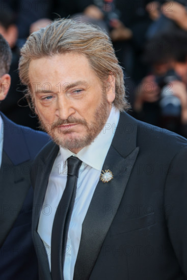 Benoit Magimel attends the "La Bataille De Gaulle: L'Âge De Fer" (De Gaulle: Tilting Iron) screening during the 79th annual Cannes Film Festival at Palais des Festivals on May 20, 2026 in Cannes, France.