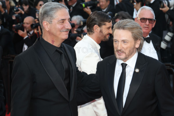 Simon Abkarian,  Benoît Magimel  attending the red carpet for the film 'La Bataille de Gaulle: L'âge de fer' (De Gaulle: Tilting Iron) during the 79th Cannes Film Festival at the Palais des Festivals on May 20, 2026 in Cannes, France