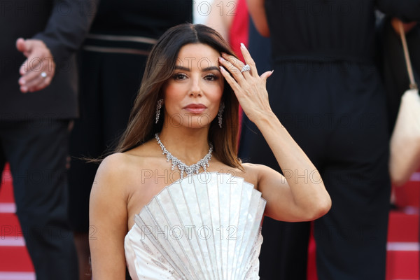 American actress Eva Longoria (in Tamara Ralph) at Histoires De La Nuit (The Birthday Party) Red Carpet during Cannes Film Festival 2026 in Cannes (France), May 22nd, 2026