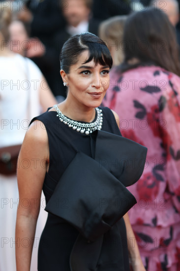 French actress Leïla Bekhti (in Givenchy Spring 1996) at Histoires De La Nuit (The Birthday Party) Red Carpet during Cannes Film Festival 2026 in Cannes (France), May 22nd, 2026