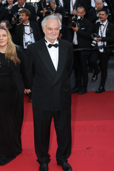 French writer Jacques Attali at Histoires De La Nuit (The Birthday Party) Red Carpet during Cannes Film Festival 2026 in Cannes (France), May 22nd, 2026