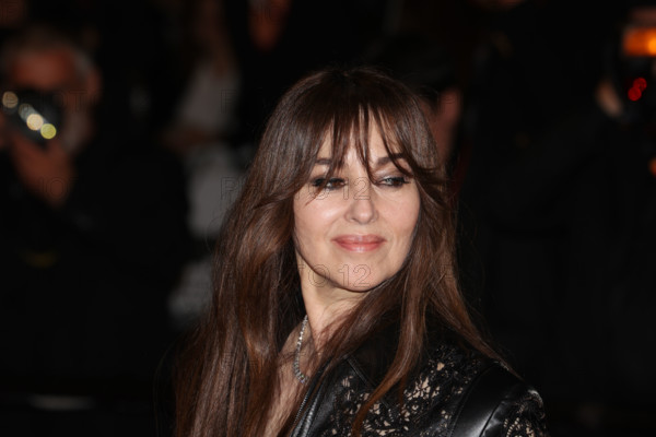 Monica Bellucci (in Fendi) attends the "Histoires De La Nuit" (The Birthday Party) screening during the 79th annual Cannes Film Festival at Palais des Festivals on May 22, 2026 in Cannes, France.