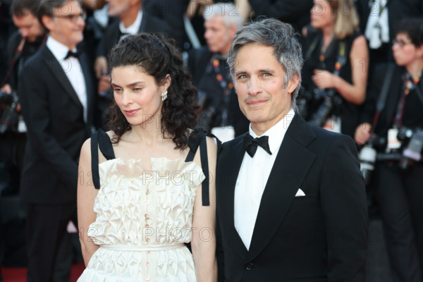 Gael García Bernal and Fernanda Aragonés attend the closing ceremony of the 79th annual Cannes Film Festival at Palais des Festivals on May 23, 2026 in Cannes, France.