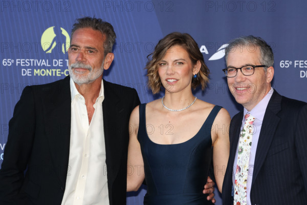 Jeffrey Dean Morgan, Lauren Cohan and Seth Hoffman