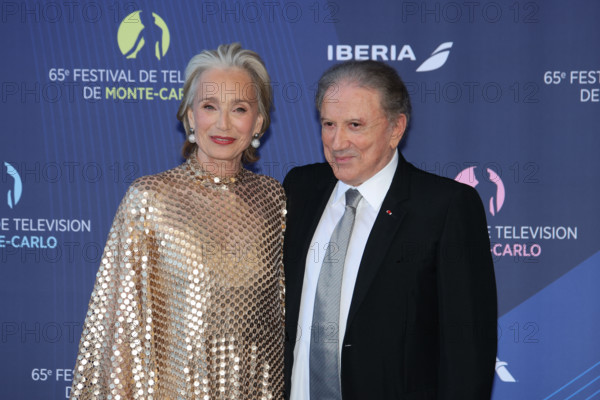 Kristin Scott Thomas et Michel Drucker